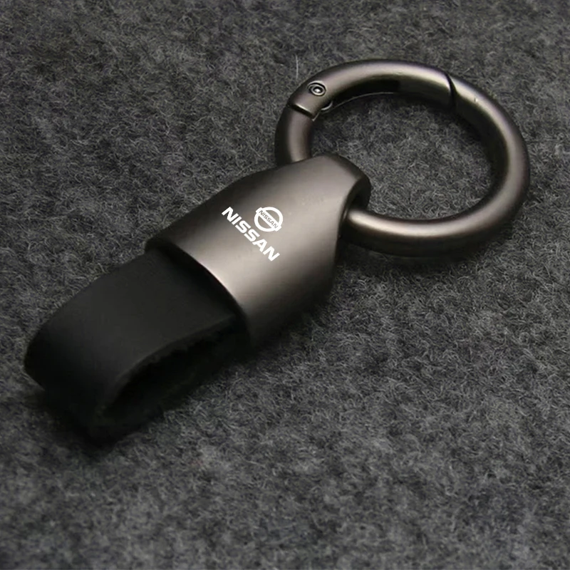 Luxury Men Women Suede/Metal Key Chain Fashion Keychain Key Ring Holder For Nissan Sylphy N7 Teana Qashqai Note J10 J11 Juke GTR