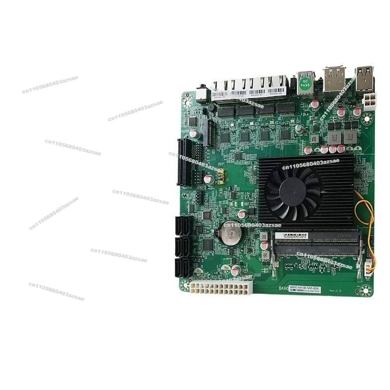 For N5100 N5105 Motherboard Soft Routing 4 Network Ports 2.5G Multi-Disk Slots
