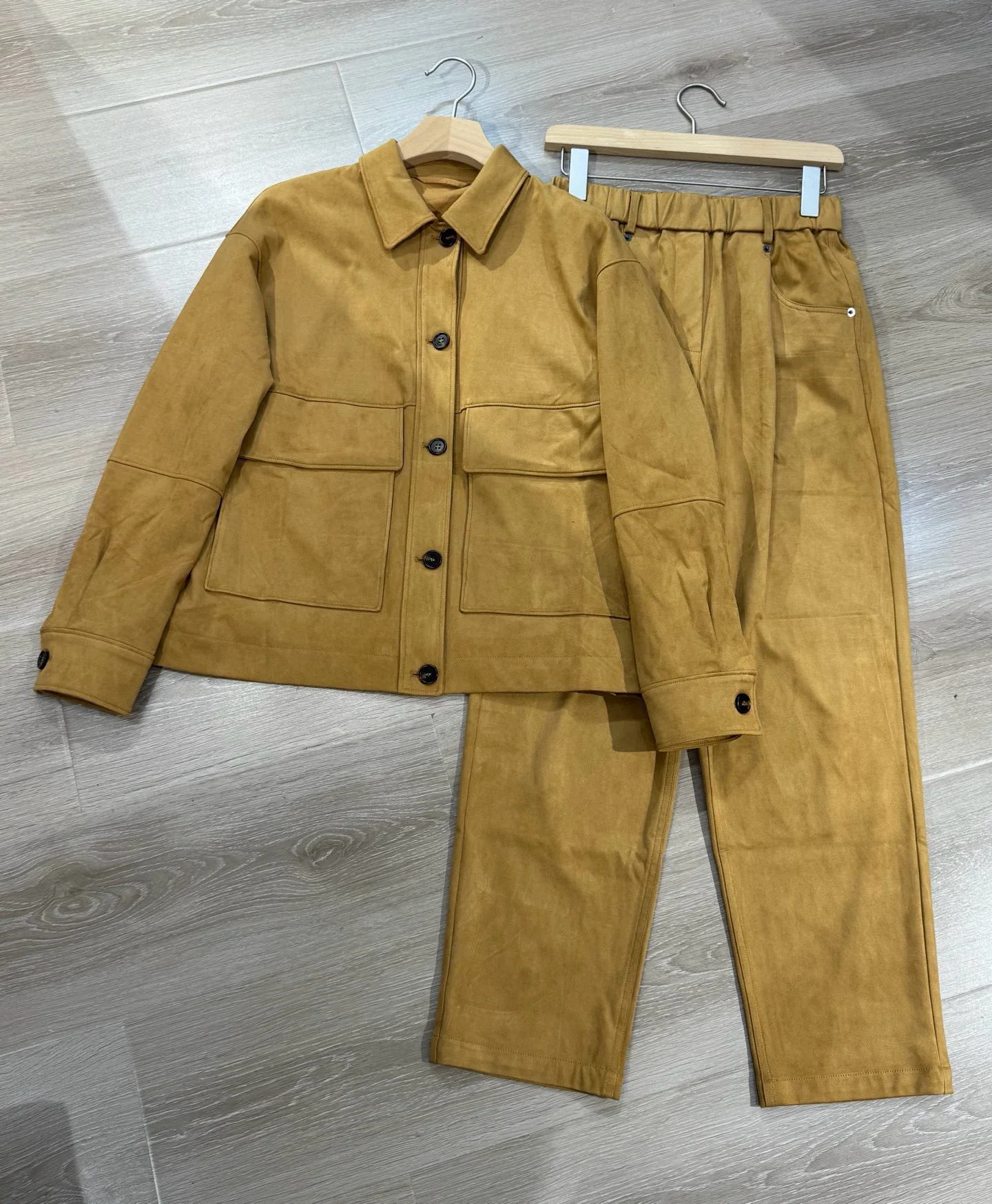 

Женская осенняя новая куртка с длинным рукавом, повседневная куртка с брюками на талии, штабелируемая