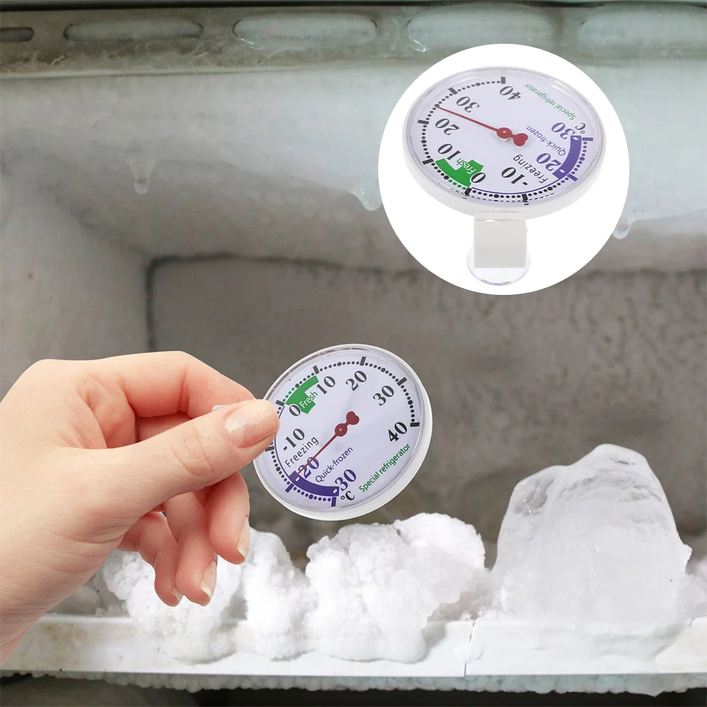 

2 Pcs Refrigeration Thermometer Temperature Gauge Mini Hygrometer Small Freezer