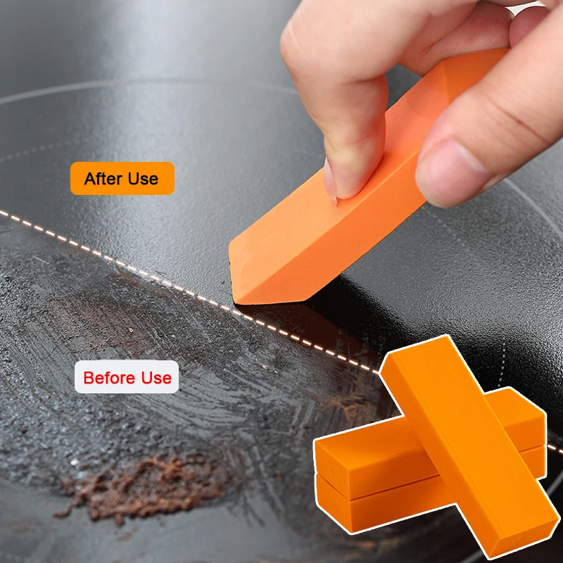 Kitchen Cleaning Eraser Bathroom Glass Rust Remover Rubber Eraser Household Kitchen Cleaning Tools For Pot Scale Rust Brush