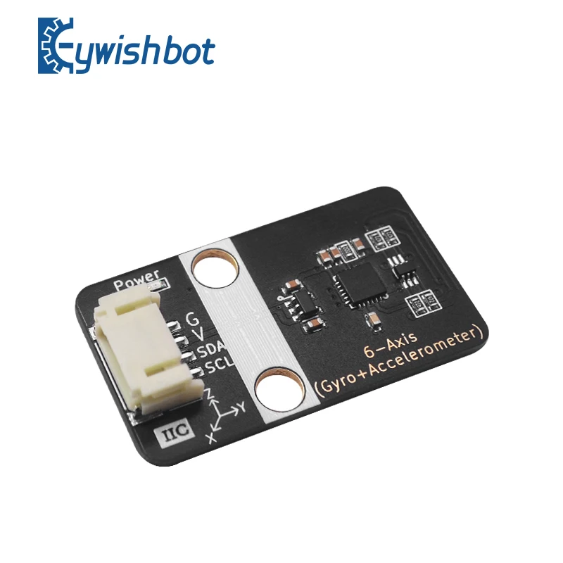 وحدة استشعار جيروسكوب MPU6050 ذات ستة محاور مع واجهة pH 2.0 متوافقة مع Arduino ويدعم البرمجة المختلطة