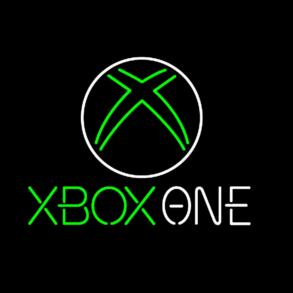 X XBox One 360 Game Room Decoration Neon Light Sign Custom Handcrafted Real Glass Tube Store Advertise Display Lamp 17"X14"
