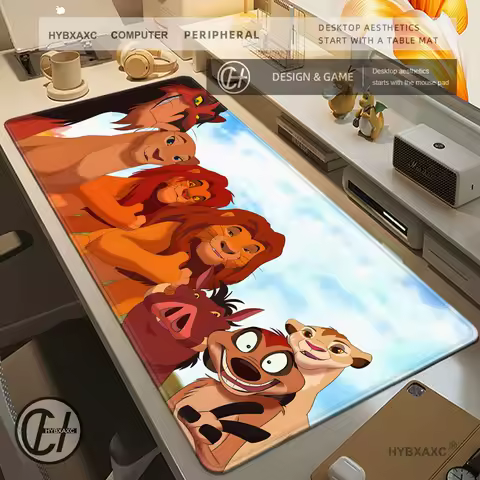 1000x500 The Lion King Mouse Pad Cartoon Lockedge Large Gaming Pad Computer Gamer Keyboard Mat Desk Mousepad PC Desk Pad