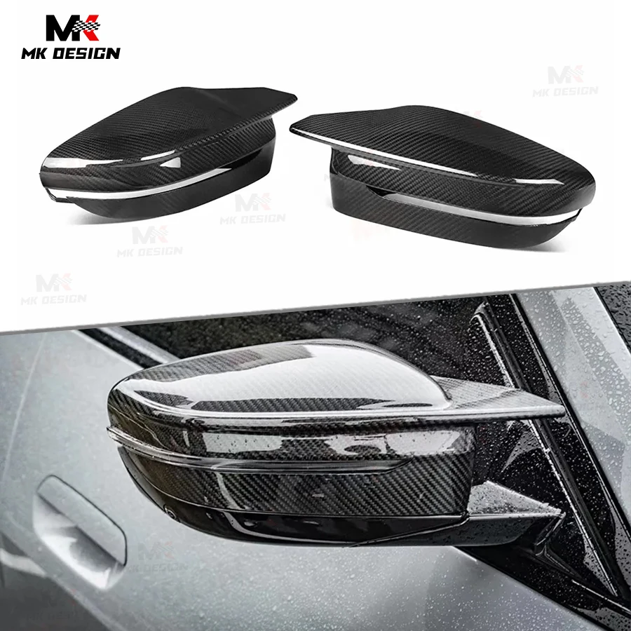 

Dry Carbon Fiber Rearview Mirror Cover for BMW M3 G80 M4 G82 G83 2020+ M2 G87 2023+ Side Mirror Covers LHD RHD Mirror Caps