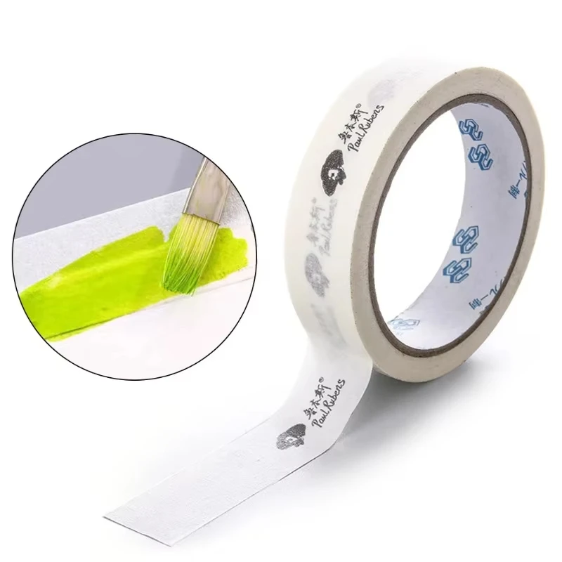 25mmx20m Masking Tape for Watercolor Sketching And Oil Painting Artist Washi Tape Sticky Traceless Sketch Fixation