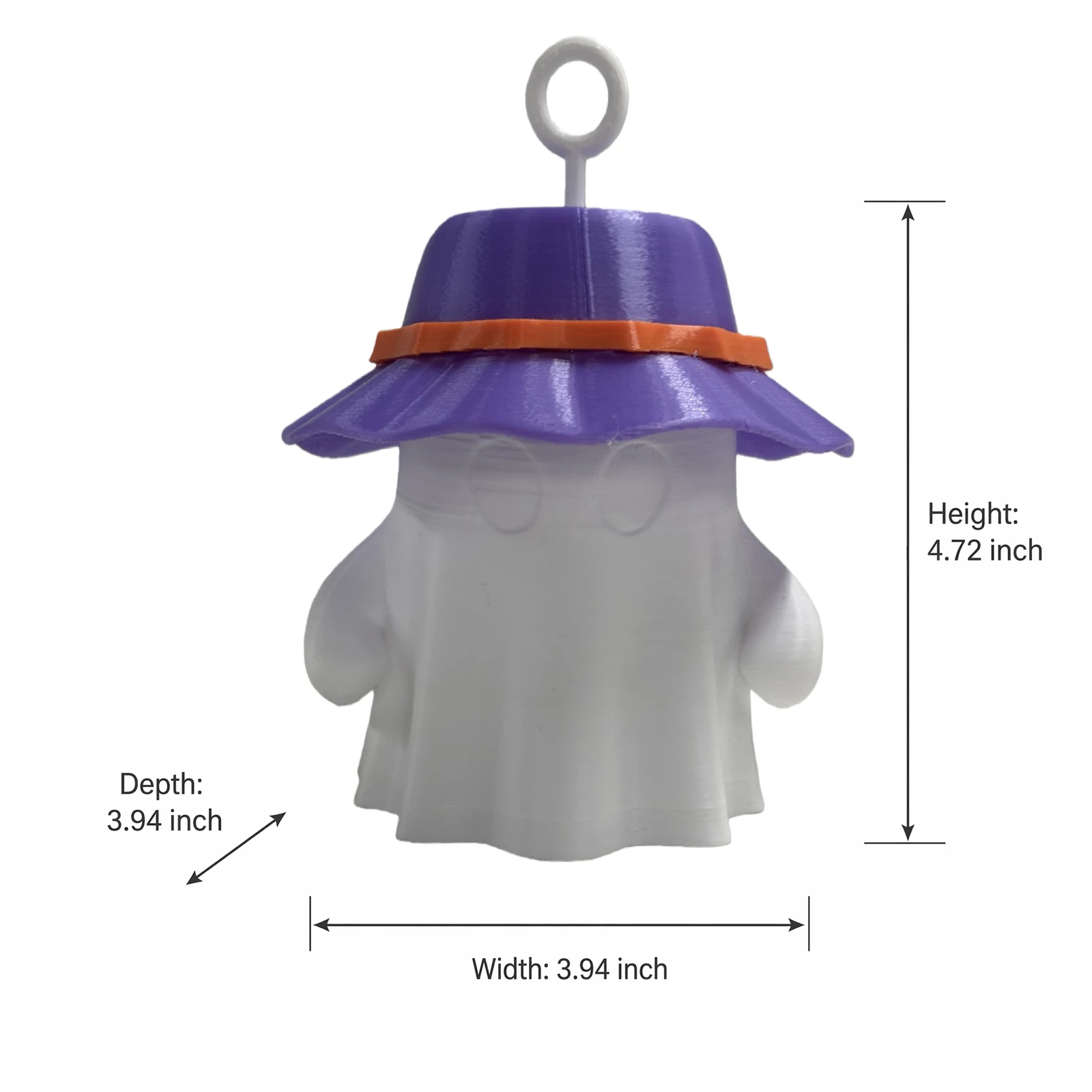 Cute Ghost Shape Silicone Camping Lantern Shade, Interchangeable Colored Hats, compatible With Various Camping Lghts view 6