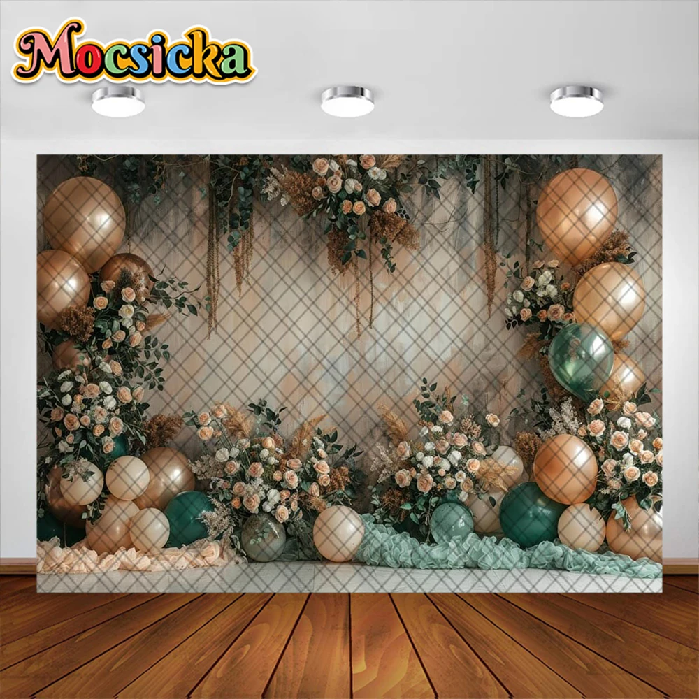 Mocsicka التصوير خلفية الوليد حفلة عيد ميلاد الديكور خلفية كعكة سحق استحمام الطفل صورة استوديو الدعامة راية