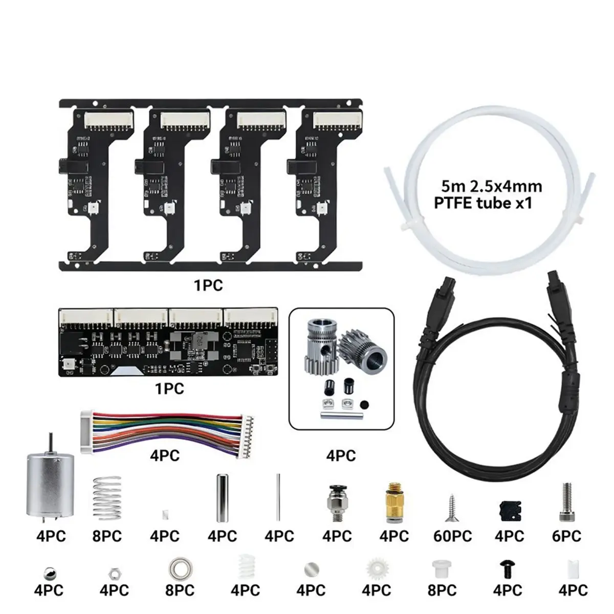 A85P BMCU 370C AMS Lite 키트 BMCU370C 자동 리필 팜 홀 센서 양방향 버퍼링 (A1 A1 MINI 3D 프린터 AMS MMU용)