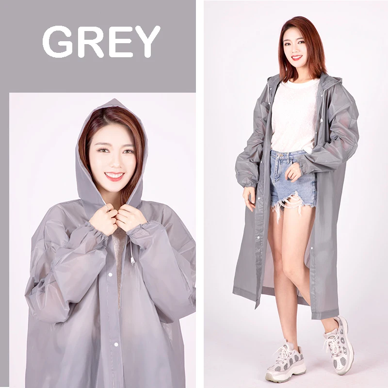 Women Fashion Leisure Travel Outdoor Concert Light Poncho Raincoat