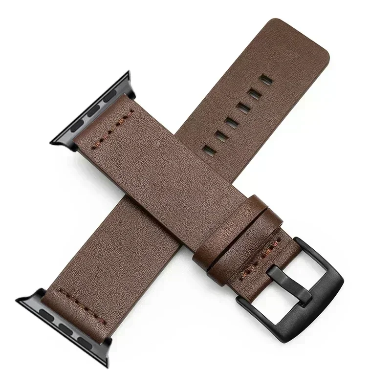 Leather strap For Apple watch band 46mm 45mm 44mm 49 41 40 42 38mm wristband correa bracelet iWatch series ultra 10 9 5 6 SE 7 8