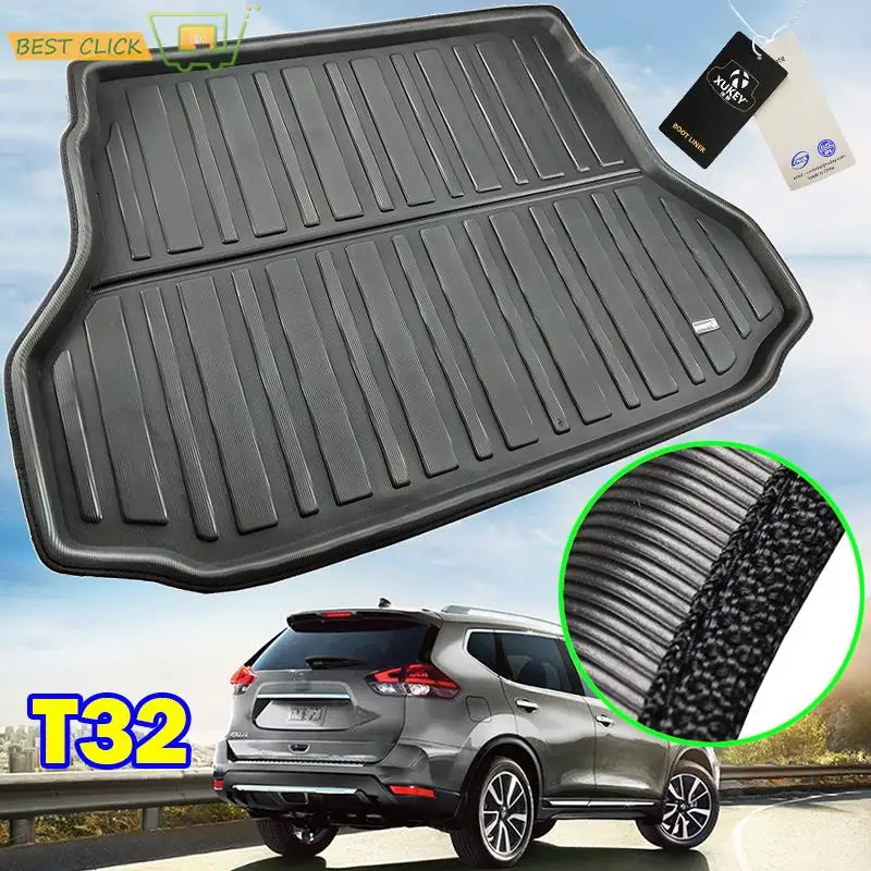 

Rear Trunk Boot Cargo Liner Mat For Nissan X-Trail Rogue XTrail T32 2014 2015 2016 2017 2018 2020 Tray Floor Carpet Accessories