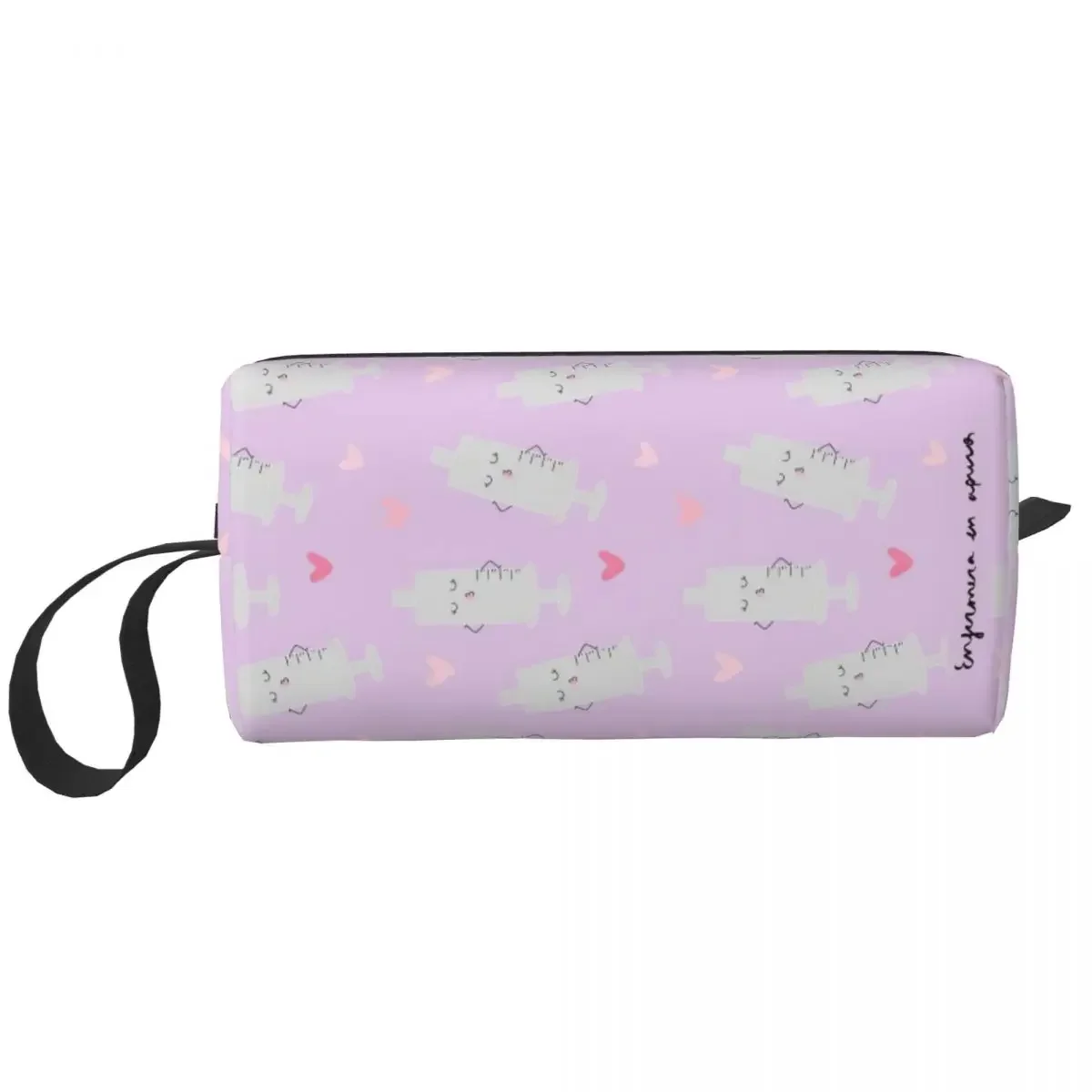 Enfermera En Apuros Verpleegster Arts Make-up Tas Etui Cosmetische Tas Toilettas Kleine Make-up Tasje Opbergtas voor Dames