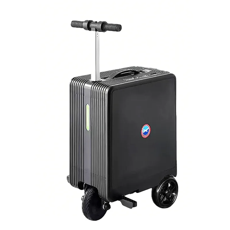 Rideable electric suitcase, seating, silent boarding suitcase 20 inches