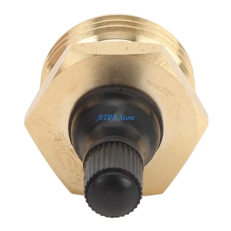 

U13C RVs Pipe Freeze Prevention Plugs Brass Build Ensures Longevity Safety Eliminating Winter Damage Risks in Travel Trailers