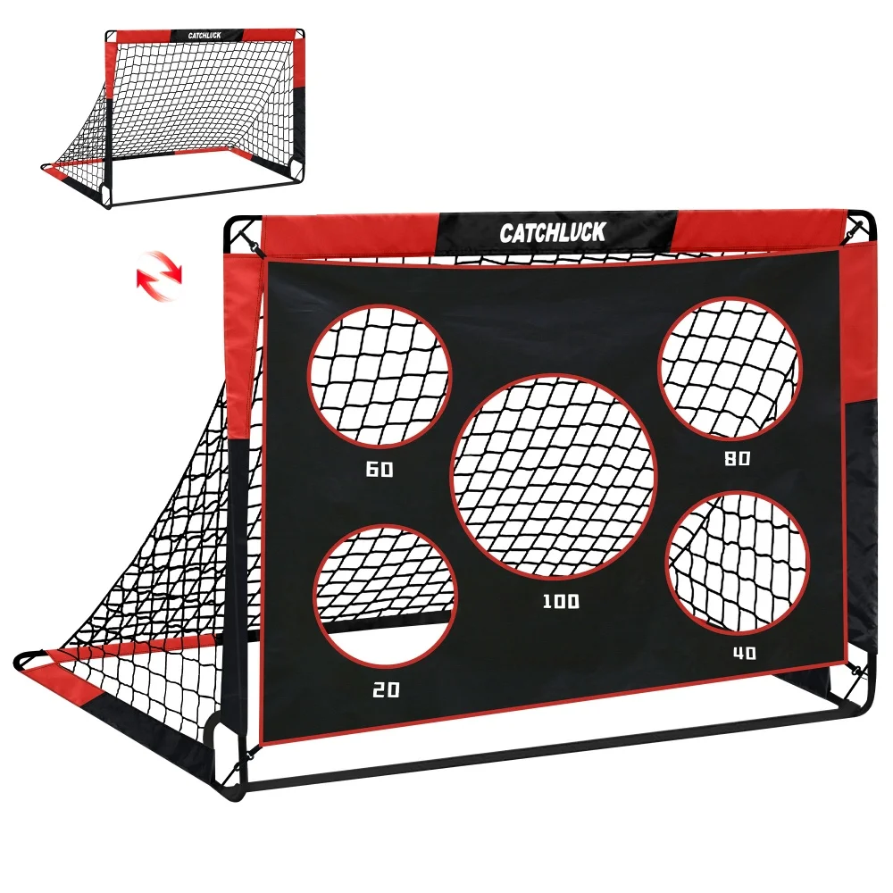 Soccer Goal Net Pop Up Kids Football Goa Portable Easy Assembly Shooting Target Net Training Equipment For Playground