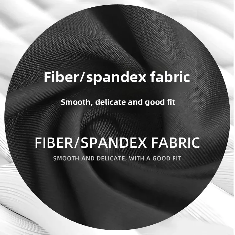 قفازات ألياف/ليكرا عالية المرونة لمتجر المجوهرات، حفل خاص، أداء الرقص، سوار السوار، أسود قابل للتنفس