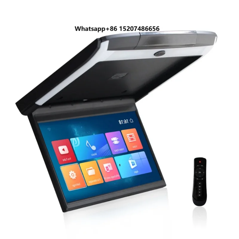 Car Roof  IPS 11.6 Inch Flip Down Screen Overhead Multimedia Video Ceiling Roof Mount Display Car  Android