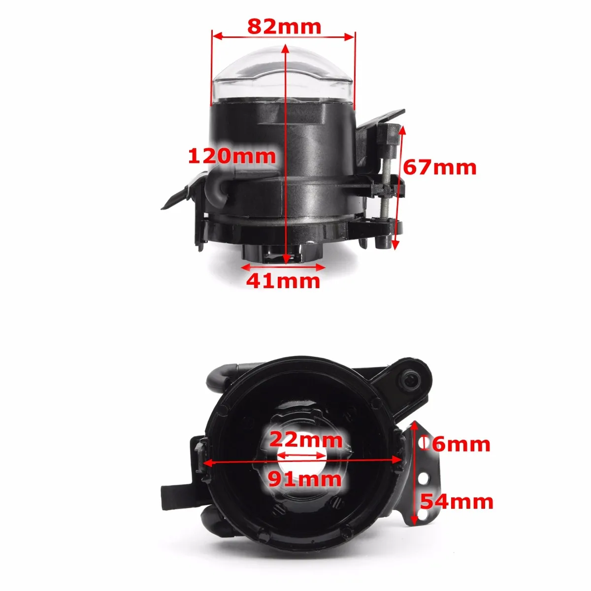 Pair Car Front Bumper Fog Light Housing Fog Lamp With No Bulbs 63176910791 63176910792 For BMW E60 E90 E63 E46 323i 325i 525i