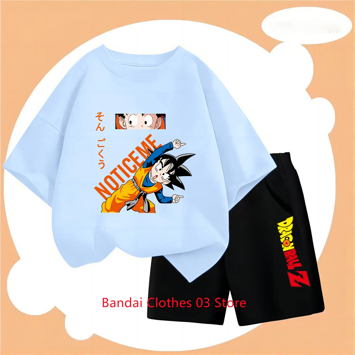 Dragon-Ball Z T Shirt Children Kawaii Funny Summer Cartoon T-shirt for Boys Girls Kid Children's Sets Unisex Short Sleeves