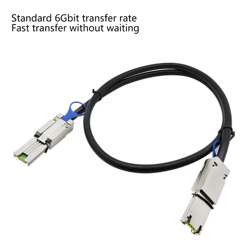 High Performances External MiniSAS 26Pin 6G Cable, 2 Meter, SFF 8088 to SFF 8088 for Server Storage Solution