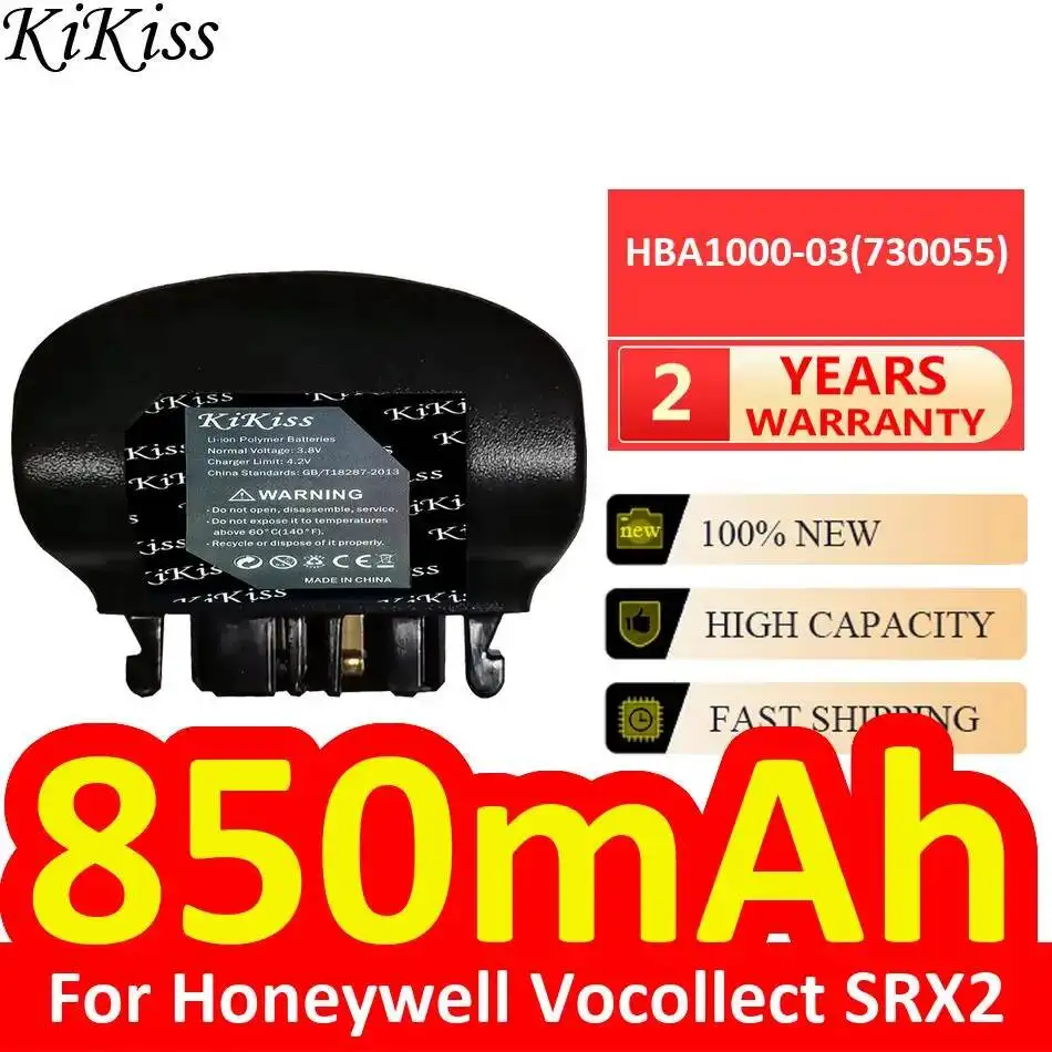 

Беспроводная батарея для наушников Honeywell Vocollect SRX2 HBA1000-03 730055, 850 мАч, стабильная работа