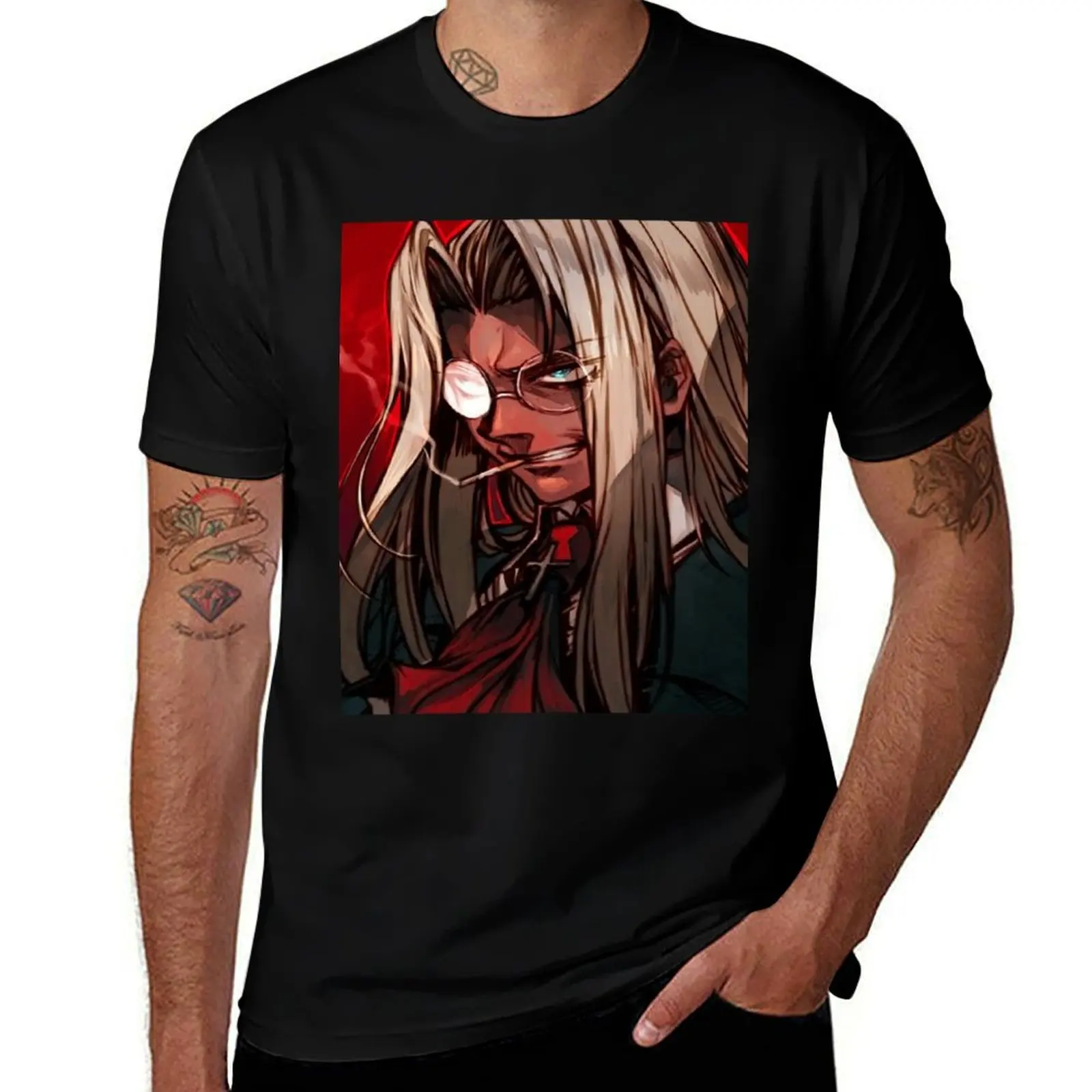 

Hellsing - Integra Hellsing - Devotion and Duty T-Shirt man t shirt summer anime tshirt T-shirt