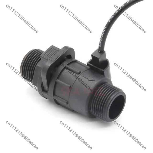 Industrial Variable Area Flow Sensor, G3/4 Connector, 1-40L/min, ±5% Precision, Nylon & Aluminum Water Flow Meter