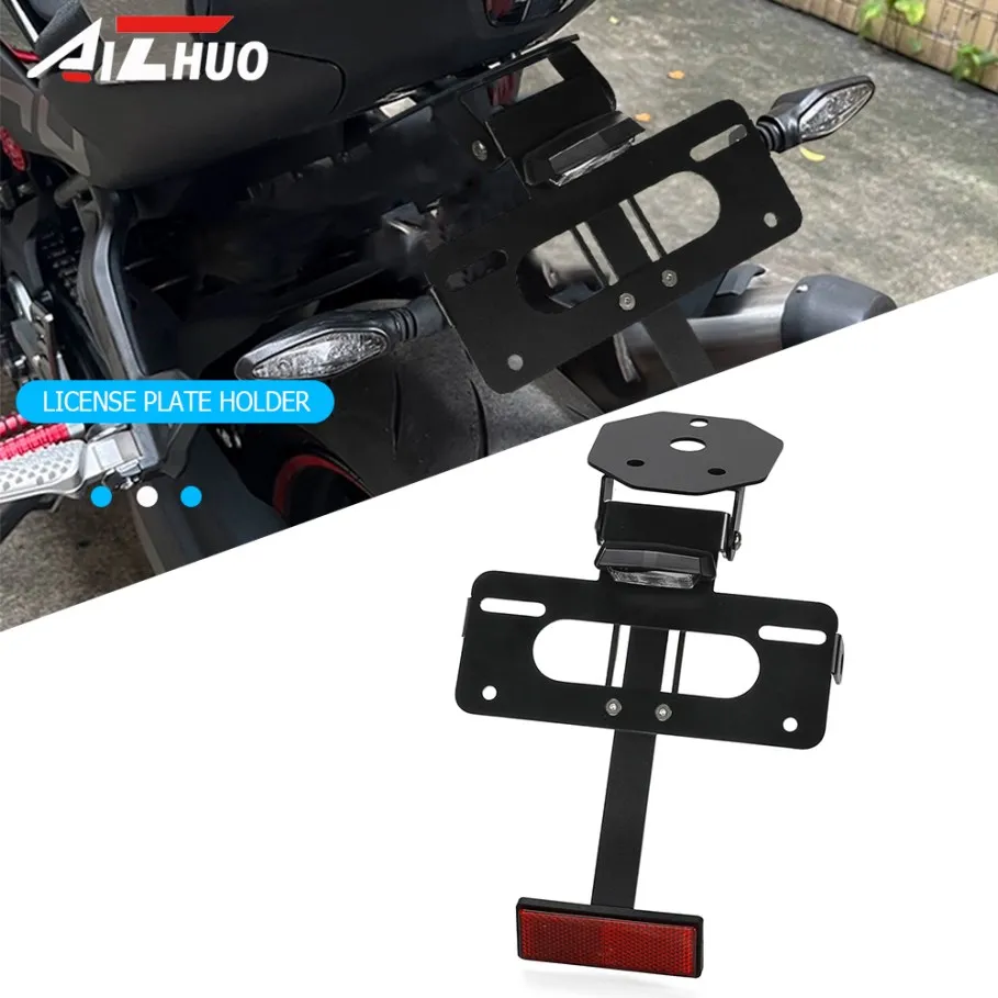 

For CFMOTO 250SR 300SR 450SR 450SR-R 450NK Motorcycle License Number Plate Holder Frame Turn Signal Light Bracket 450 SR/SR-S/SS