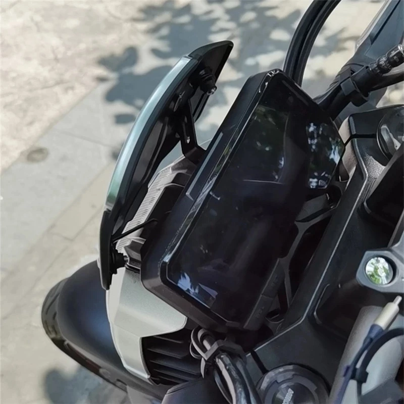 لهوندا cb650r 2019 2020 2021 2022 CB 650R الألومنيوم دراجة نارية Accessori الزجاج الأمامي قناع الرياح شاشة منحرف عدة #4