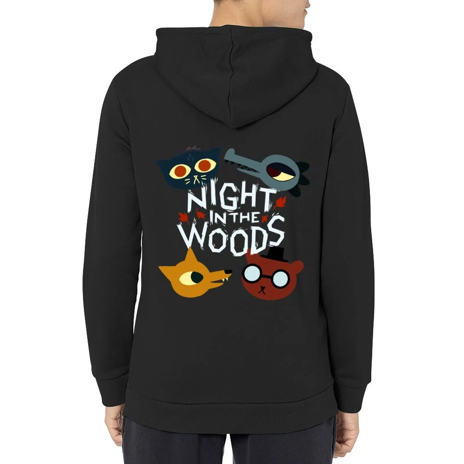 

Night in the Woods all characters Hoodie clothes for men fashion men blouse mens designer clothes tracksuits