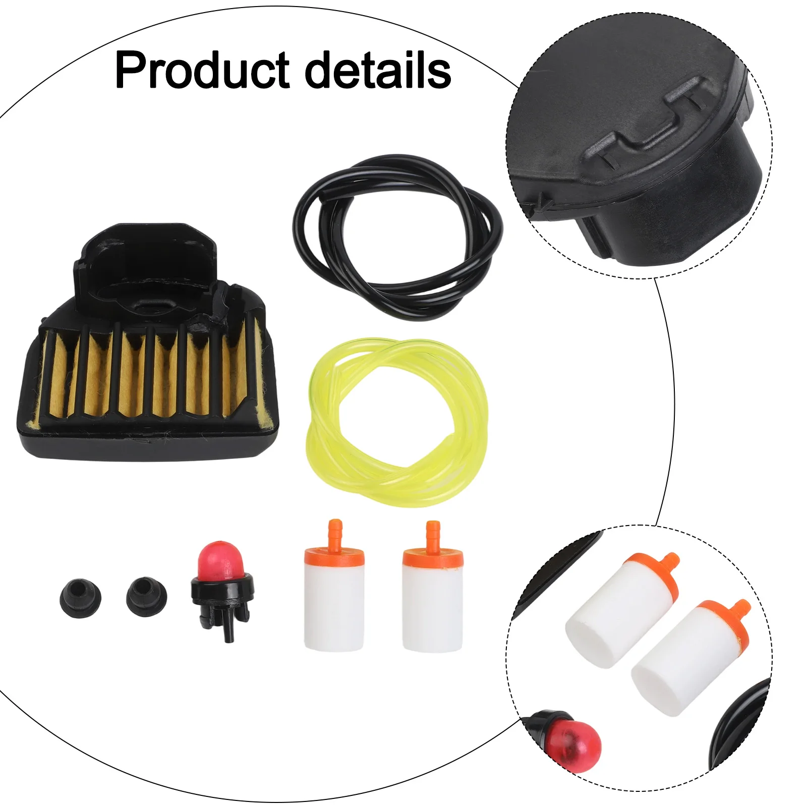 /Air /Filter /Fuel Line Kit For 455 455E 460 461 Chainsaw Parts With For Primer Bulb And Tank Grommet Replacement Accessories