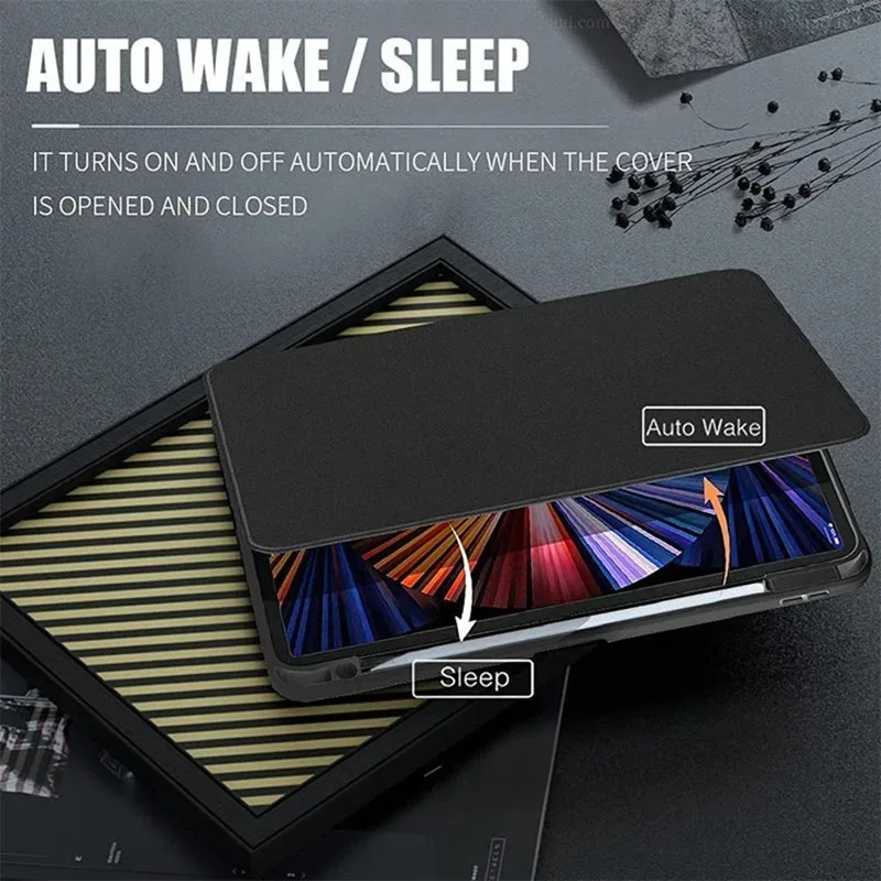 360 Rotation Case for iPad air 11 4 5 10.9 9.7 Smart Cover iPad 11th 12th A19 11 10th Pro 11 13 M4 12.9 7th 8th 9th 10.2 mini 67