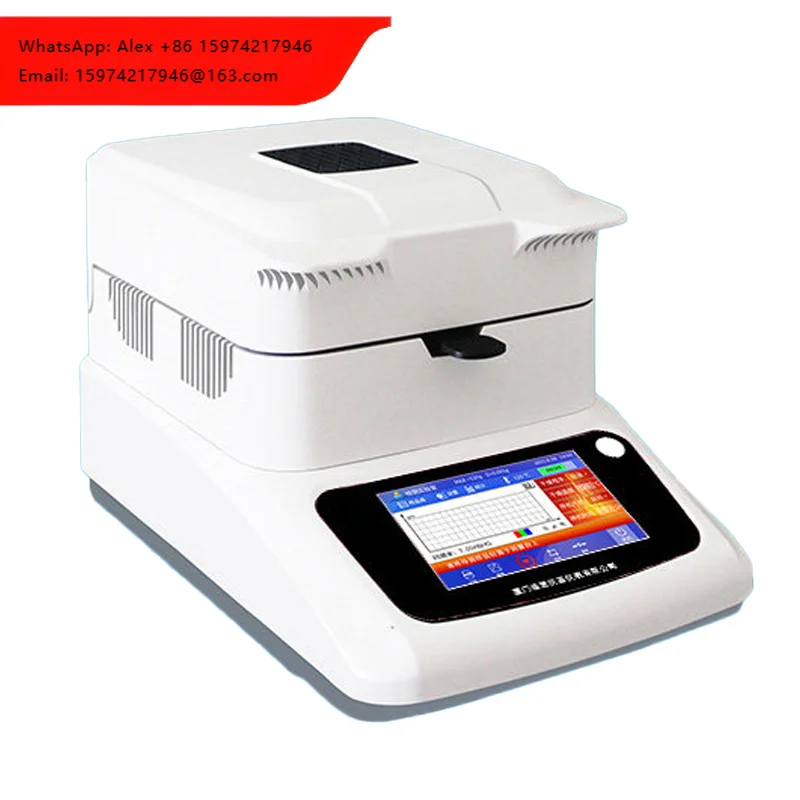 XF Series Halogen High Accuracy LCD Touch Screen Moisture Analyzer For Grain Flour Cocoa Wood Soil Seed Rice Meat Kett Jute