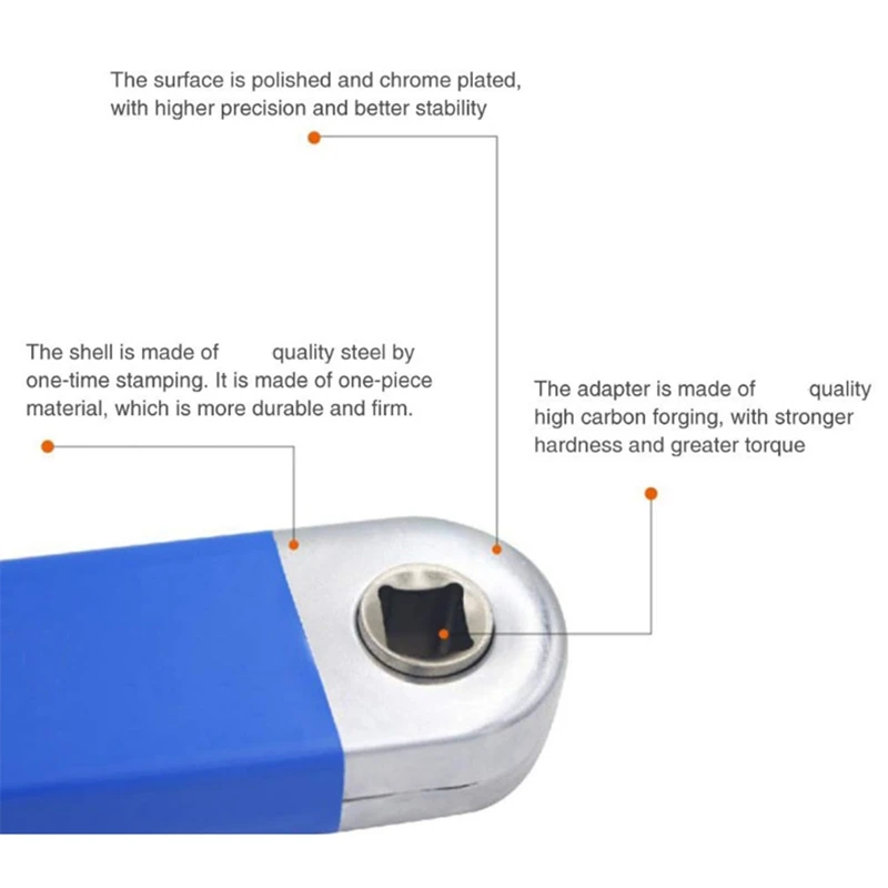 Удлинительный ключ со смещением BAAG, инструмент для удлинения плотных помещений с универсальными адаптерами привода 1/2 дюйма, 1/4 дюйма и 3/8 дюйма