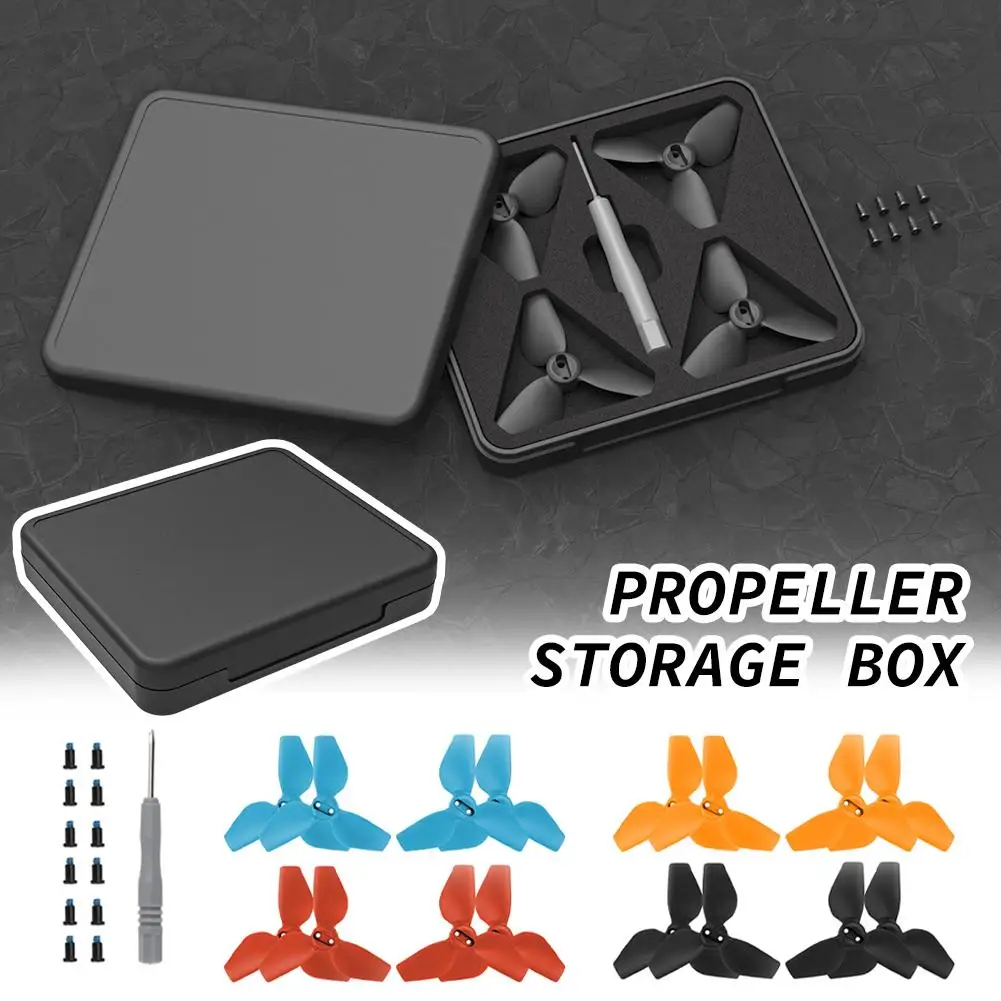 

Propeller With Storage Box For DJI Neo Drone Colorful Propellers Replacement Light Weight Wing Fans For DJI Neo X1Z9