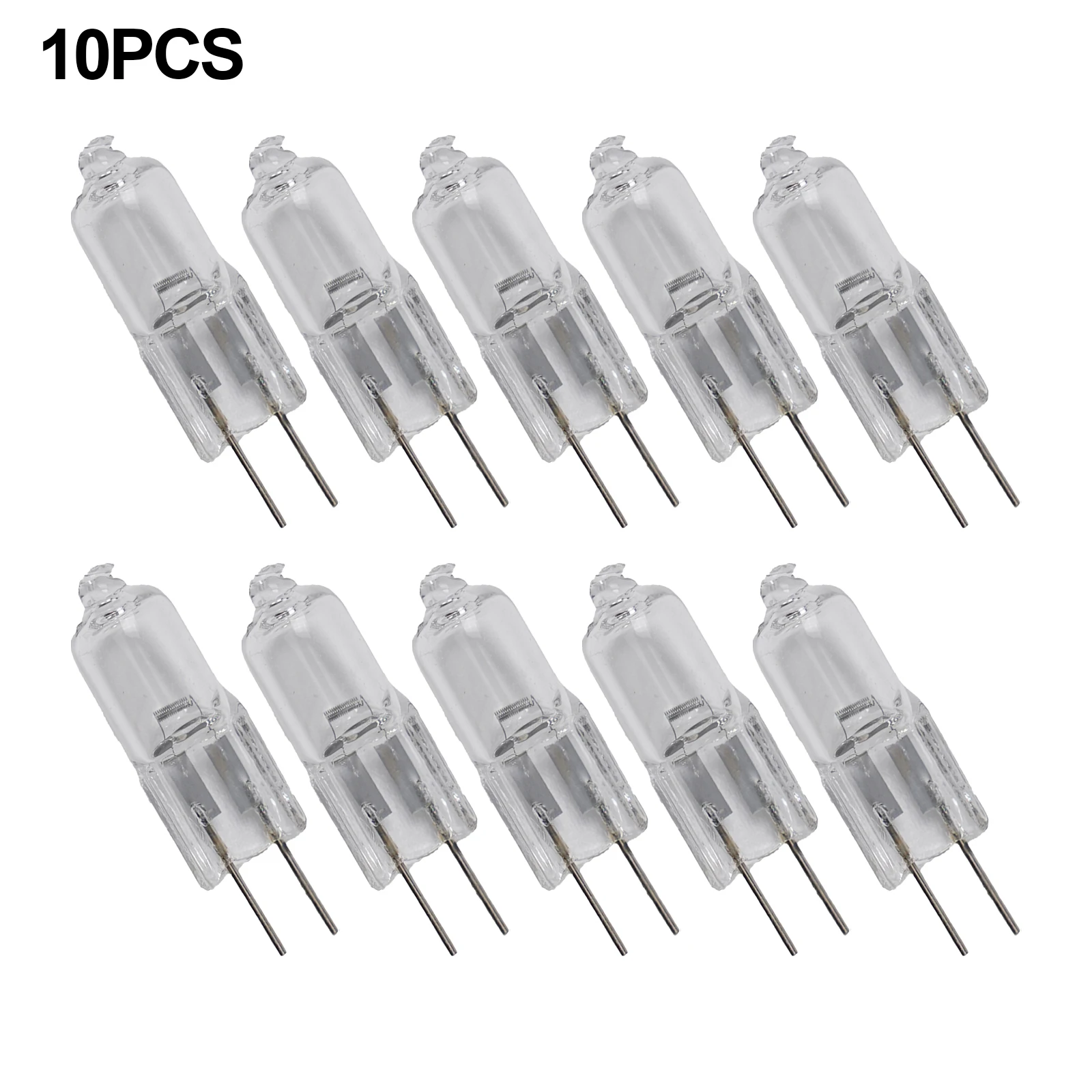 10 Stuks Halogeenlamp Lamp G4 12V 2pin Gloeilamp 5W 10W 20W 30W 50W Halogeen Kralen Vervanging Tuin Zwembad Apparatuur