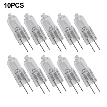 10PCS Lampada Alogena Lampadina G4 12V 2Pin Lampadina 5W 10W 20W 30W 50W Perline Alogene Sostituzione Attrezzature per Piscina da Giardino
