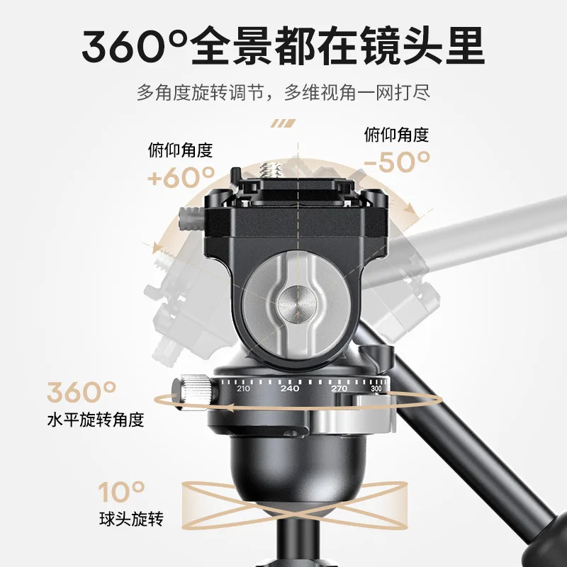 TT09 Smart Travel Carbon Fiber F38 Quick Release Camera Tripod SLR Bracket Portable