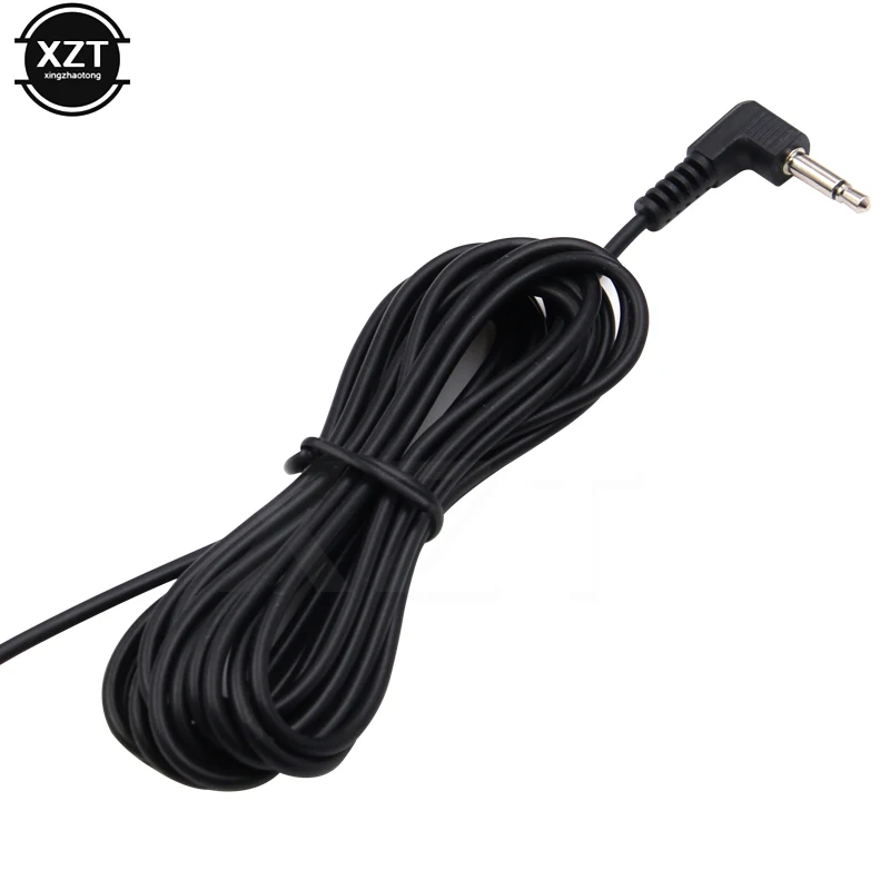 Car Audio Microphone Mini 3.5mm Wired Adhesive External Microphone for DVD Radio Stereo Player Conference Speaker 3M