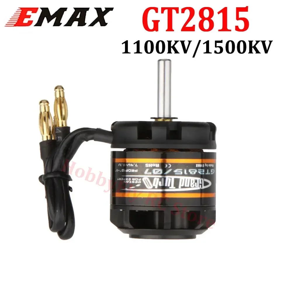 

Бесщеточный двигатель EMAX GT2815 1500KV 1280KV 1100KV Outrunner GT Series 5 мм вал 2-3S для самолета Электрический дрон с фиксацией крыла RC