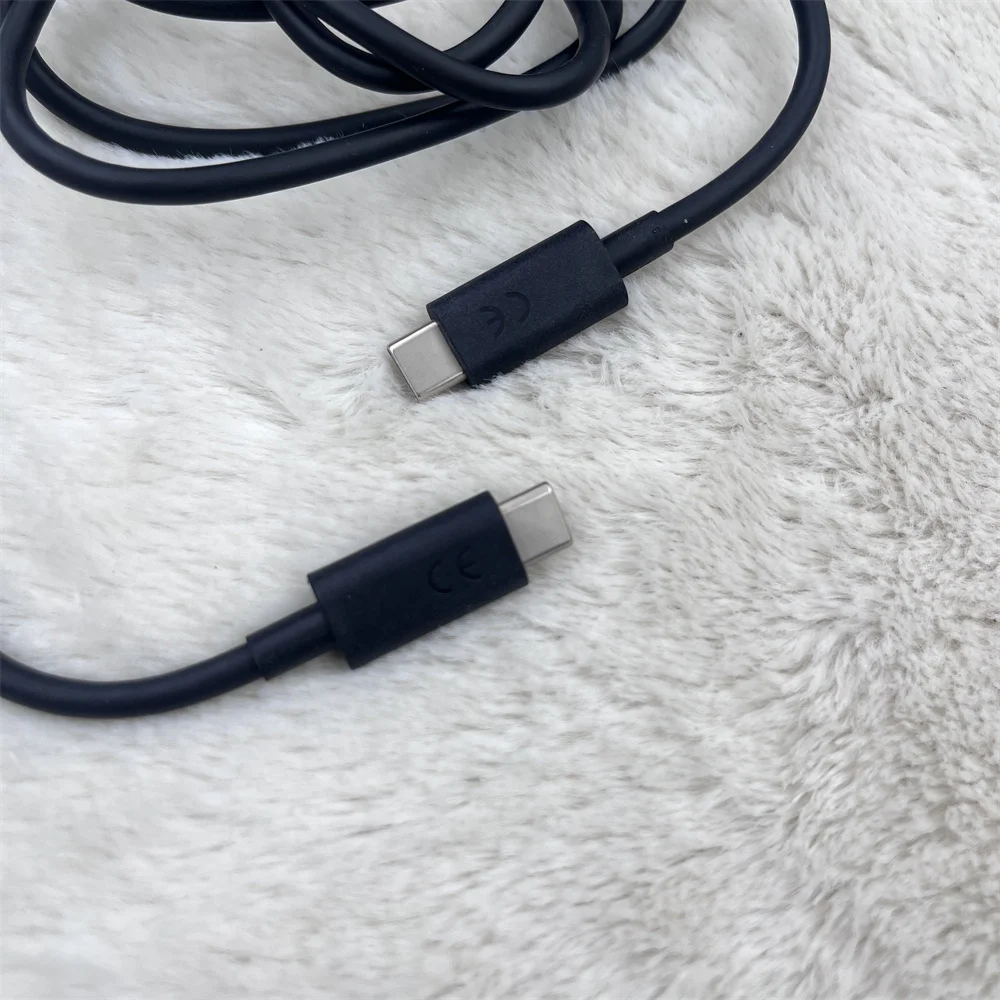 Original For Motorola 125W 68W PD Cable 100CM USB C To USB-C Fast Charging Data Cord Line For Moto Edge 70 60 50 40 30 Pro X50