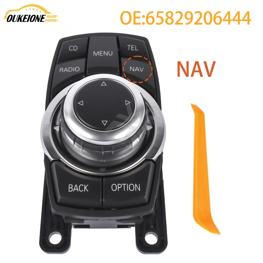 For BMW F10 F01 F02 F03 F11 F04 F07 GT 2007-2013 10Pins Media Switch Controller Joystick Module 65829206444 Car Accessories