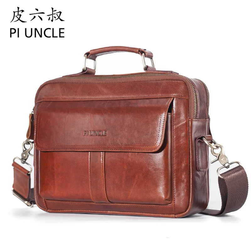 Valigetta Borse a tracolla a tracolla Borsa per laptop in vera pelle da uomo Valigetta da uomo per ufficio Borsa da viaggio
