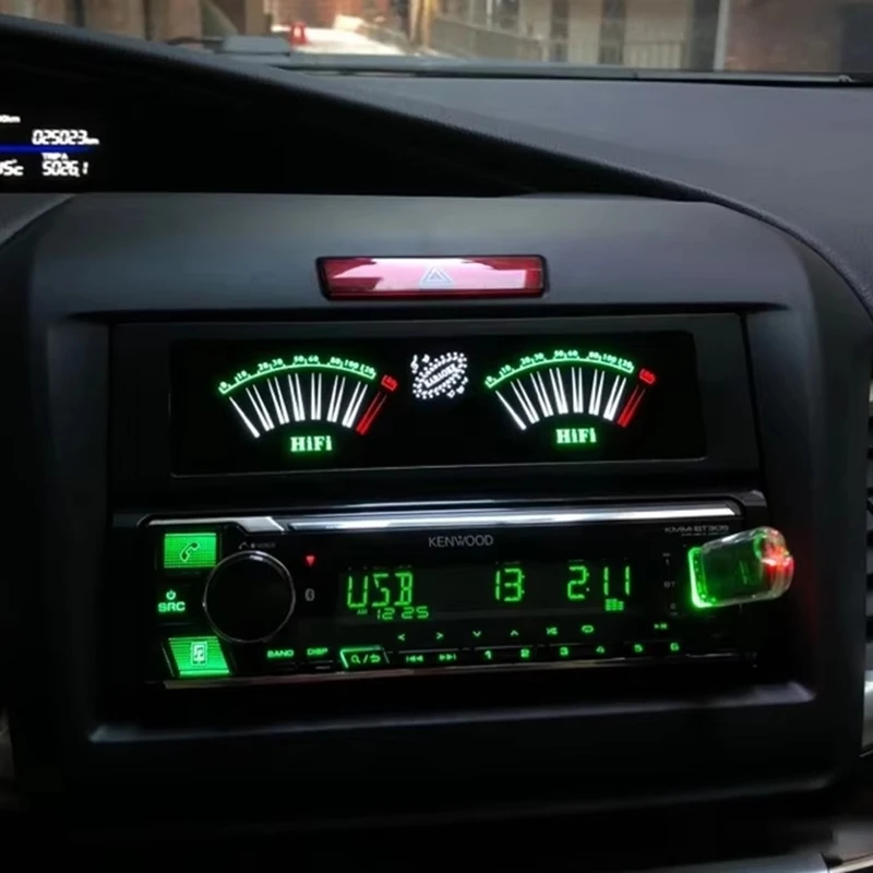 BAAY Spraakgestuurde muziekwijzer LED-display met instelbare gevoeligheid Spraakgestuurd muziekspectrum