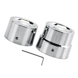 1 Pair Motorcycle Rear Axle Nut Cover Cap Bolt Aluminum for Harley-Davidson Softail Touring Dyna Electra Glide Sportster Ultra