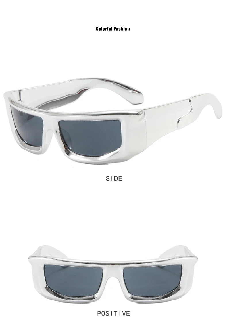 WINFUL Neue Y2k Wrap-Around Herren-Sonnenbrille mit Metallrand Outdoor-Sport Damen-Shades Trendiges Markendesign Vintage UV400 Brillen – Detail 8