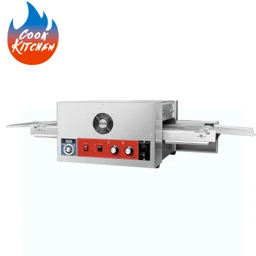 Commercial 12/18/32 Inch G as/Electric Conveyor Pizza Oven Knob Control 1 Year Warranty for Bakery