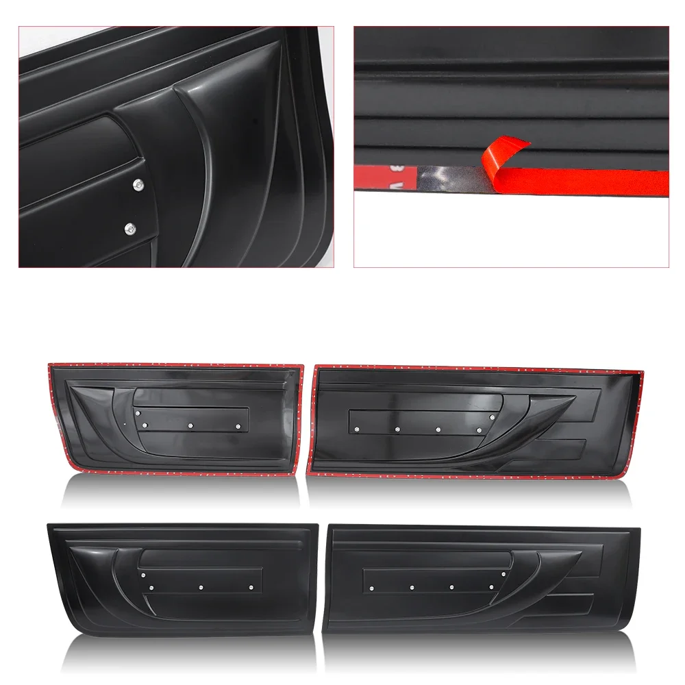 4 Doors Protector Side Body Kit Cladding Body Molding For Toyota Hilux 2021 2022 2023 2024 Double Cabin Accessories