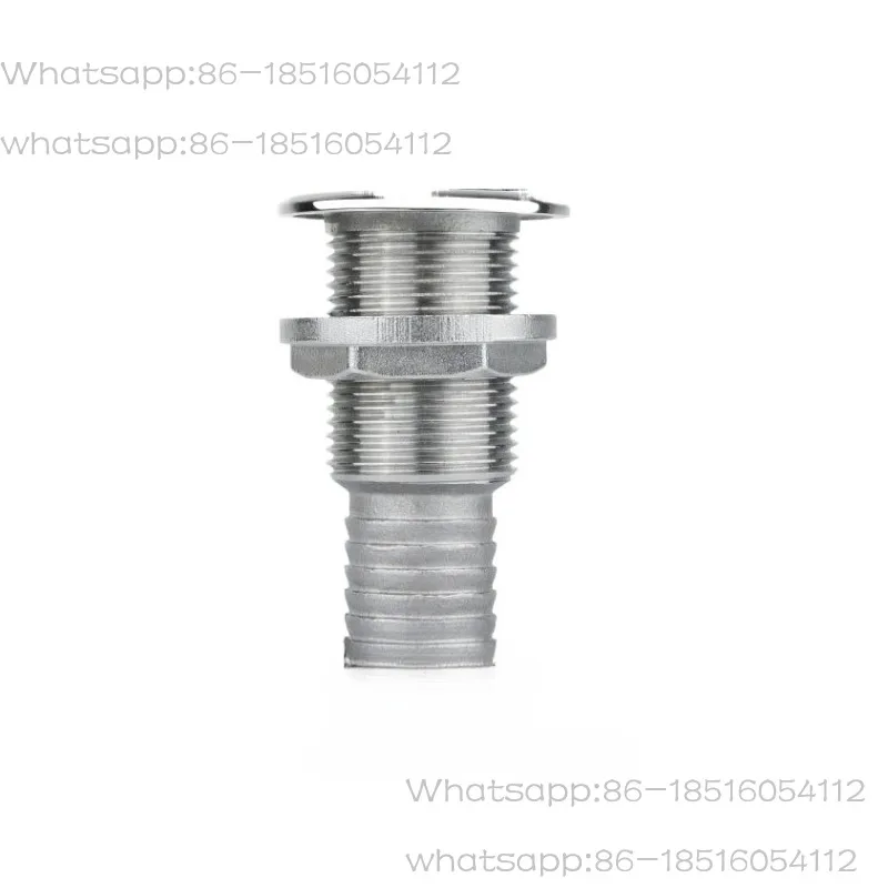 316 Stainless Steel Marine Hardware Factory Direct Sales, Yacht Accessories Hose Drain Joint, Full Wire Water Outlet
